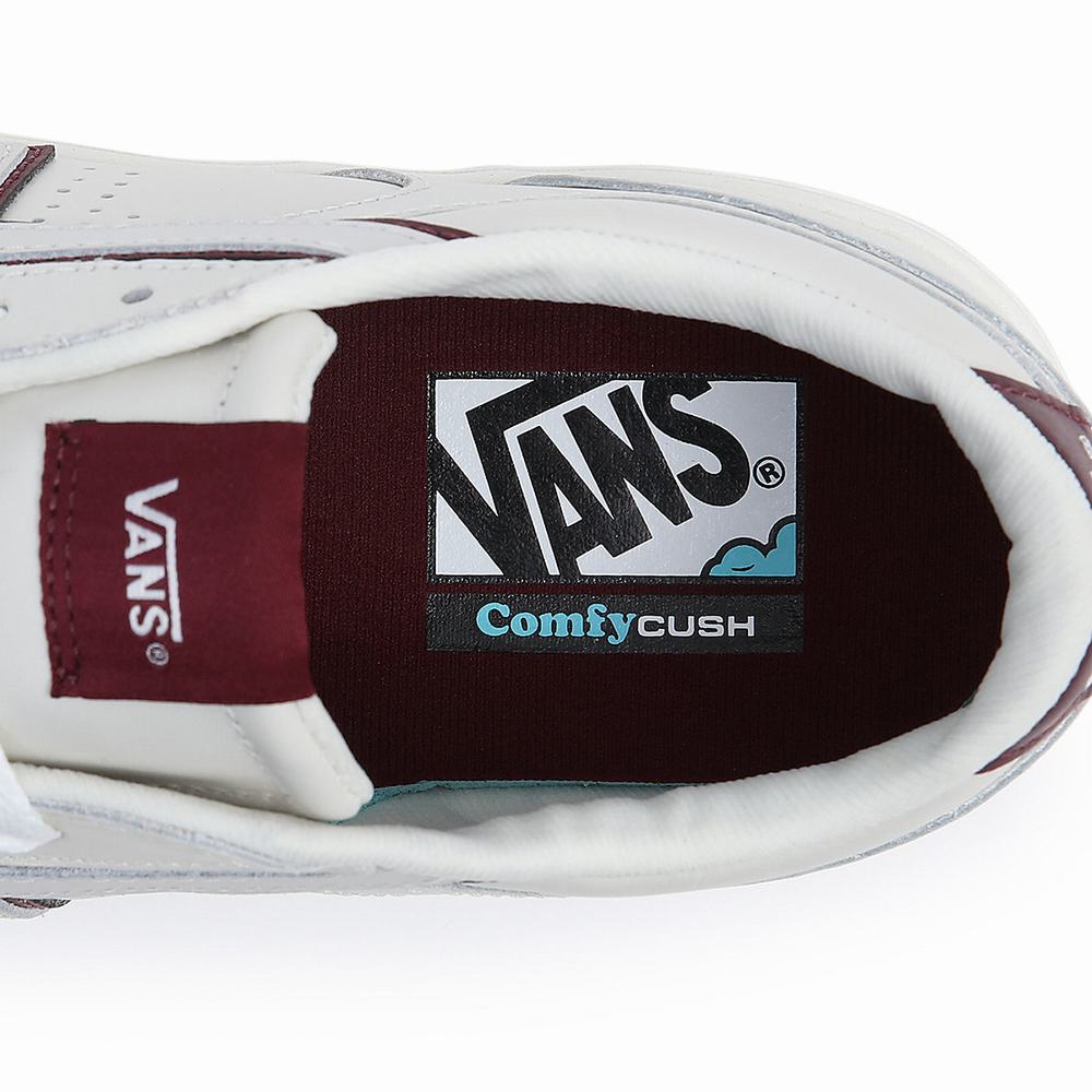 Men's Vans Lowland ComfyCush Sneakers White | USA06945