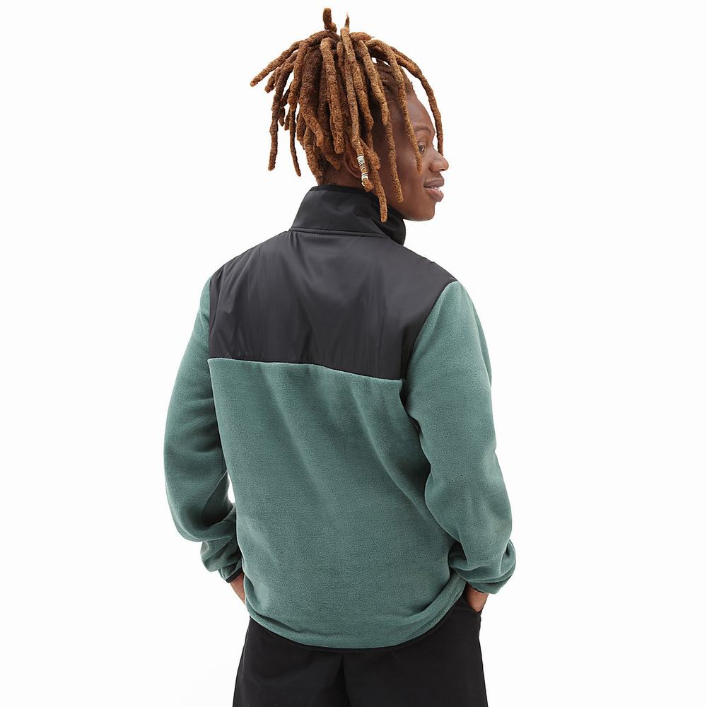 Men's Vans Mammoth Pullover Green | USA83715