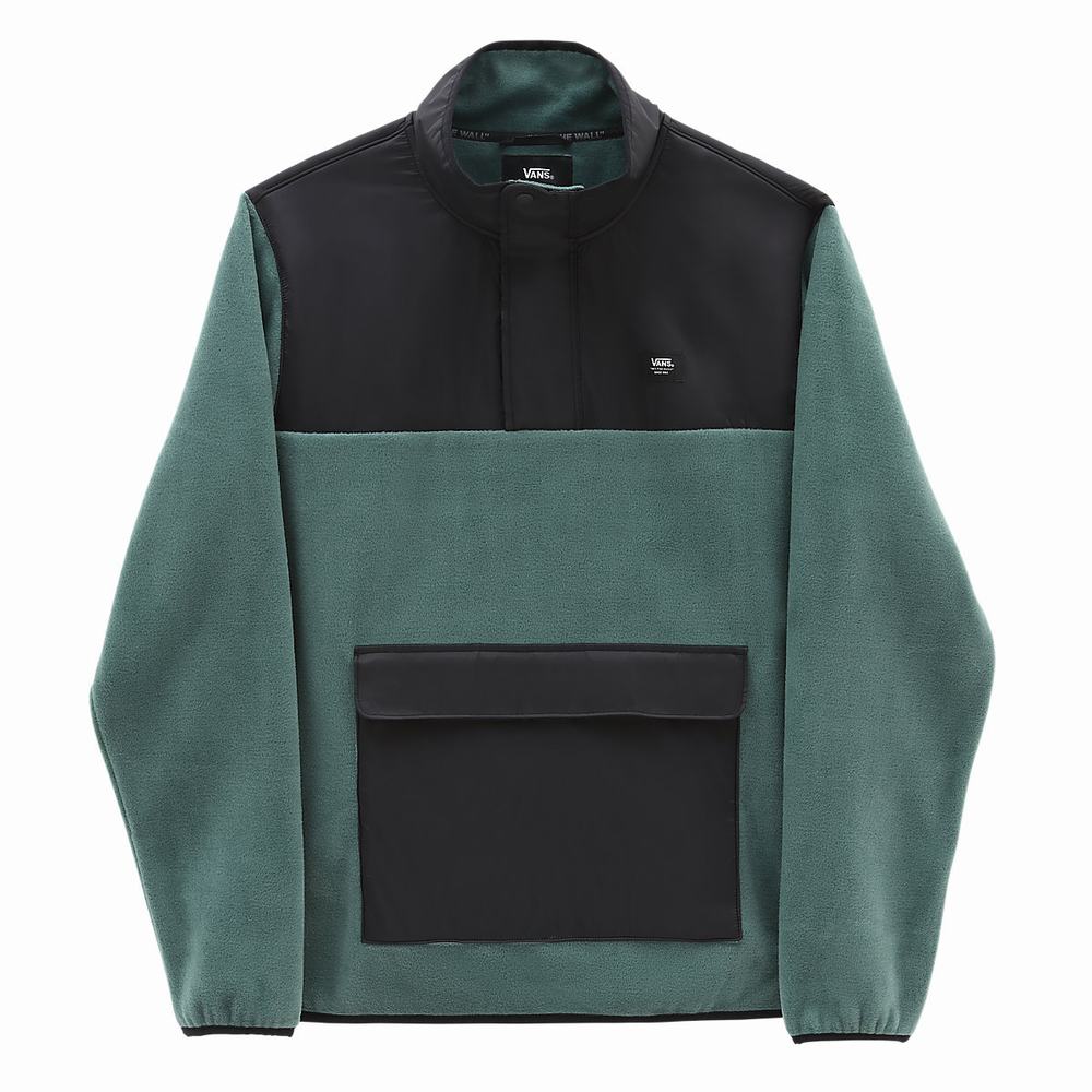 Men's Vans Mammoth Pullover Green | USA83715