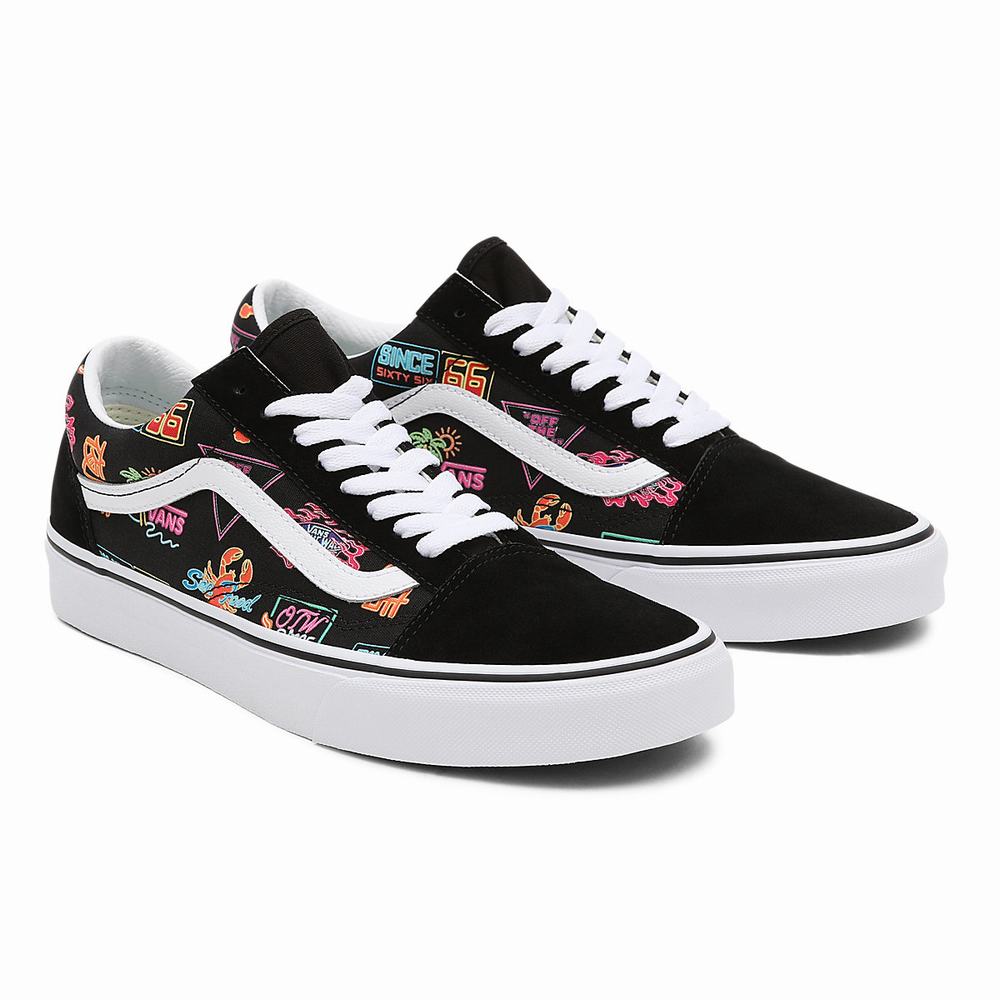 Men\'s Vans Market Old Skool Sneakers Black | USA10725