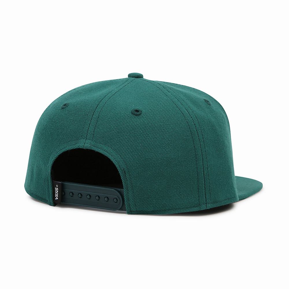 Men's Vans Marview Snapback Hats Green | USA40139