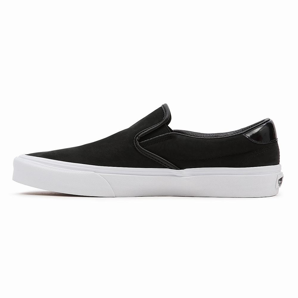 Men's Vans Matte Shine Slip-On 59 Slip On Shoes Black | USA42370