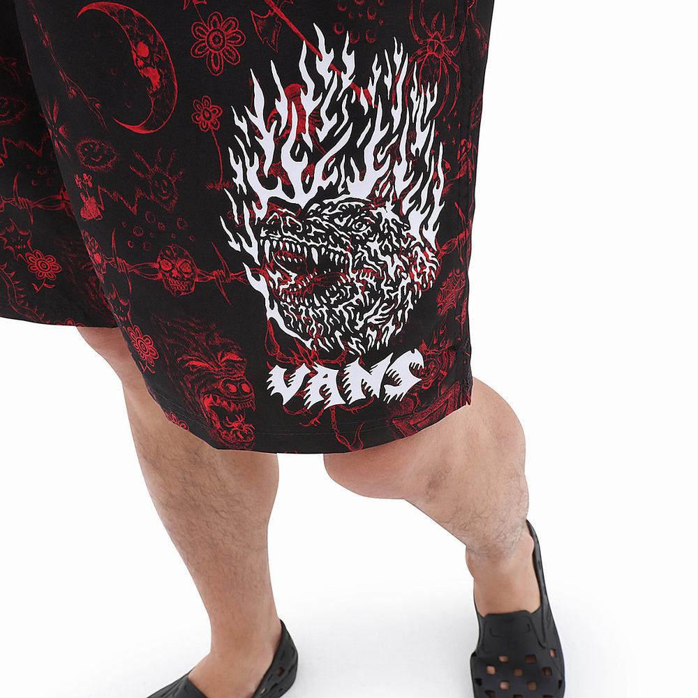 Men's Vans Mike Gigliotti Volley Boardshorts Black | USA73840