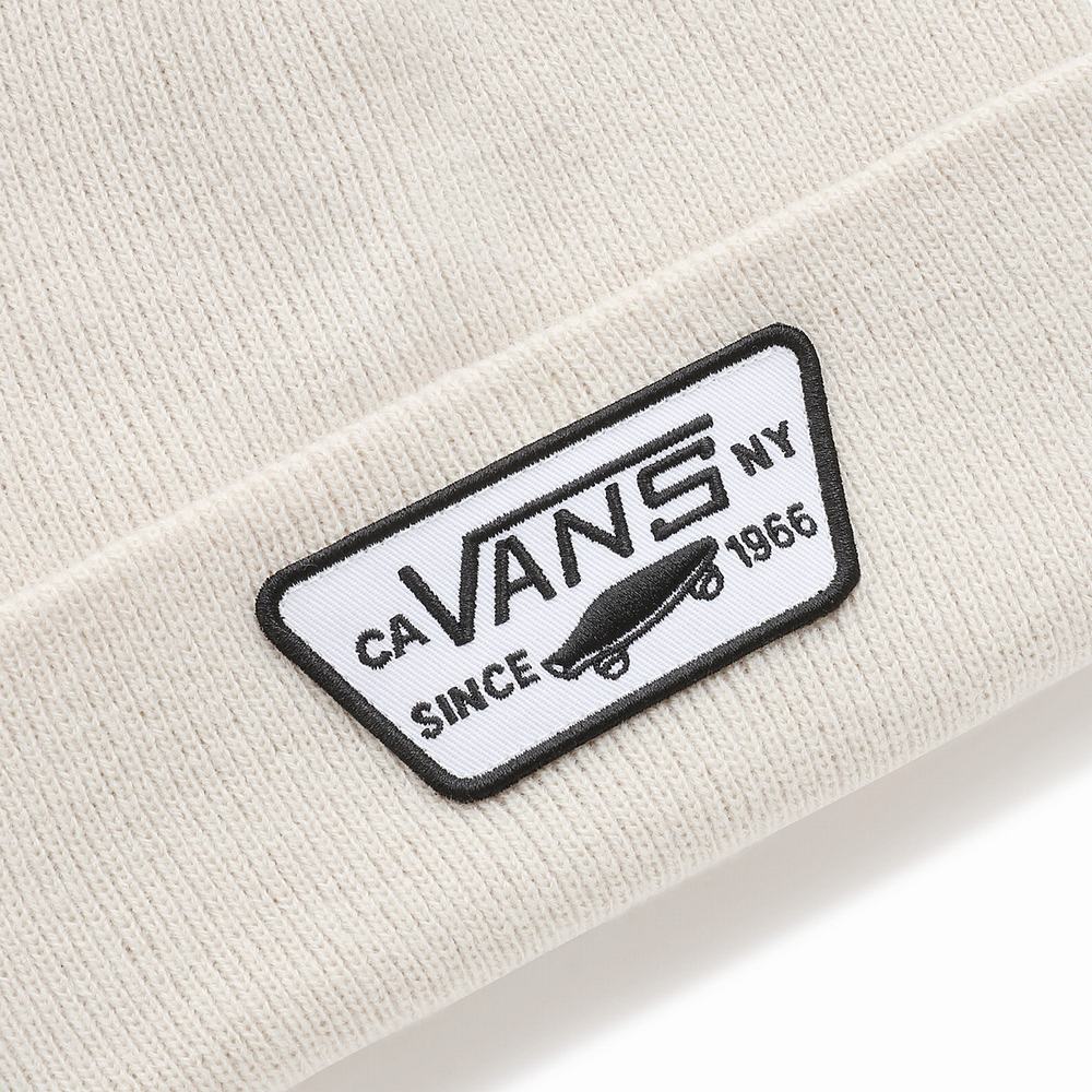 Men's Vans Milford Beanie Beige | USA01896