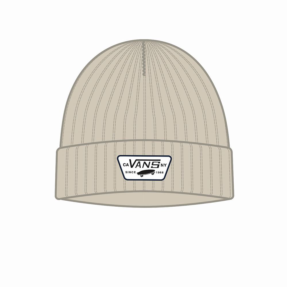 Men's Vans Milford Beanie Beige | USA01896