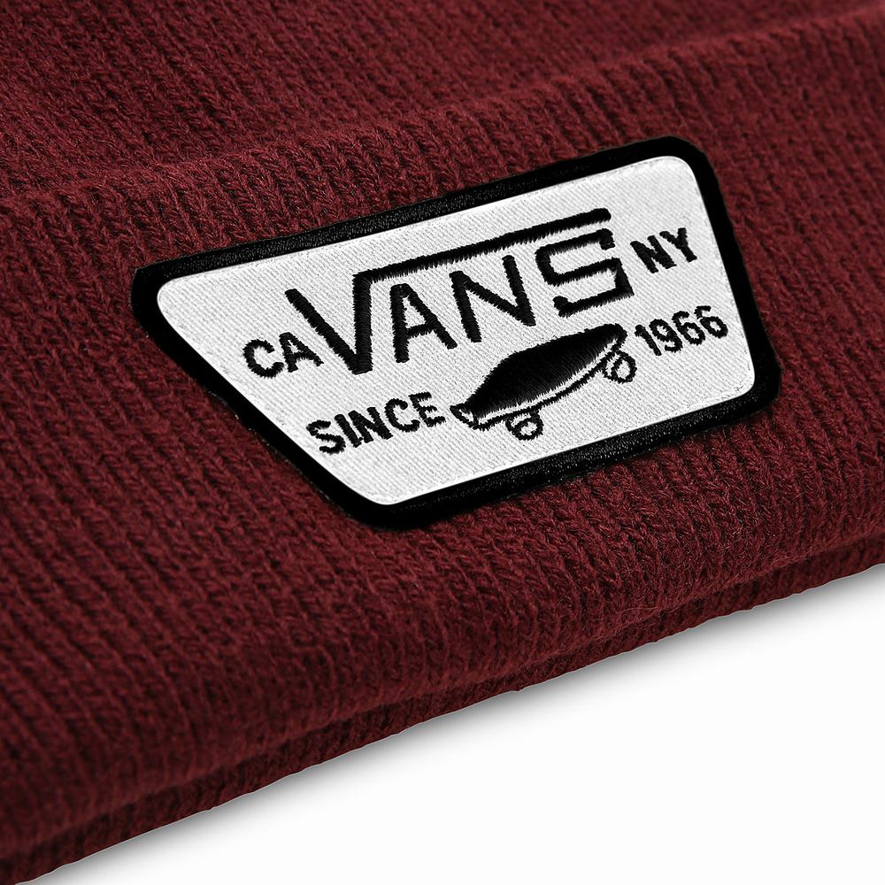 Men's Vans Milford Beanie Red | USA80529