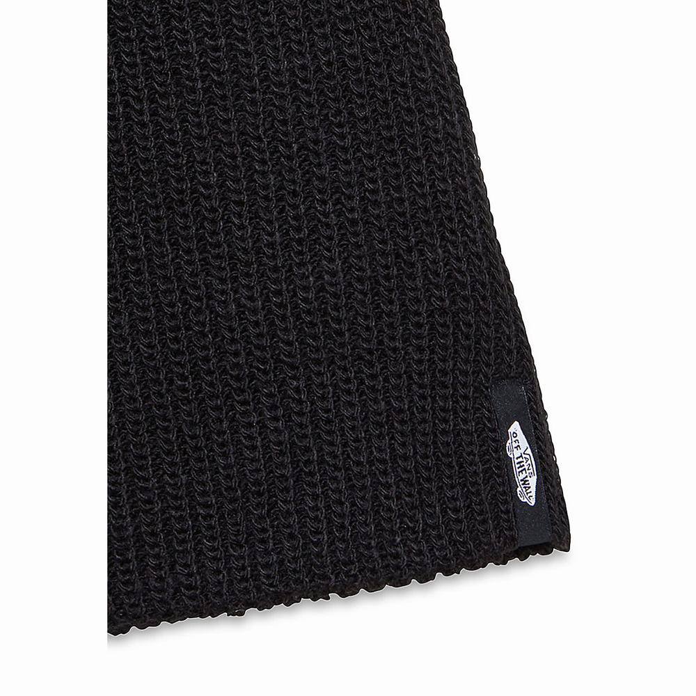 Men's Vans Mismoedig Beanie Black | USA53907