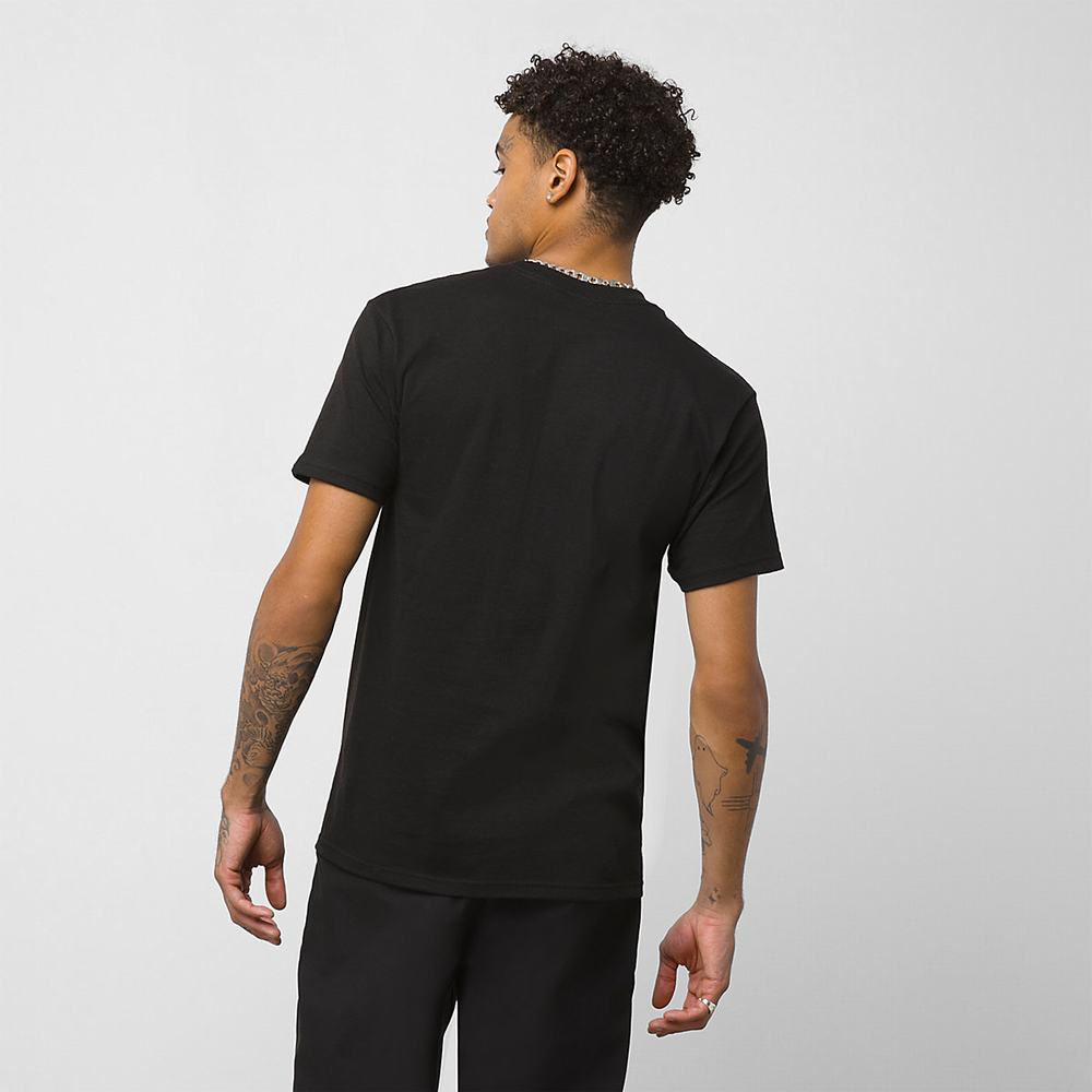 Men's Vans Mountain Menace T Shirts Black | USA03986