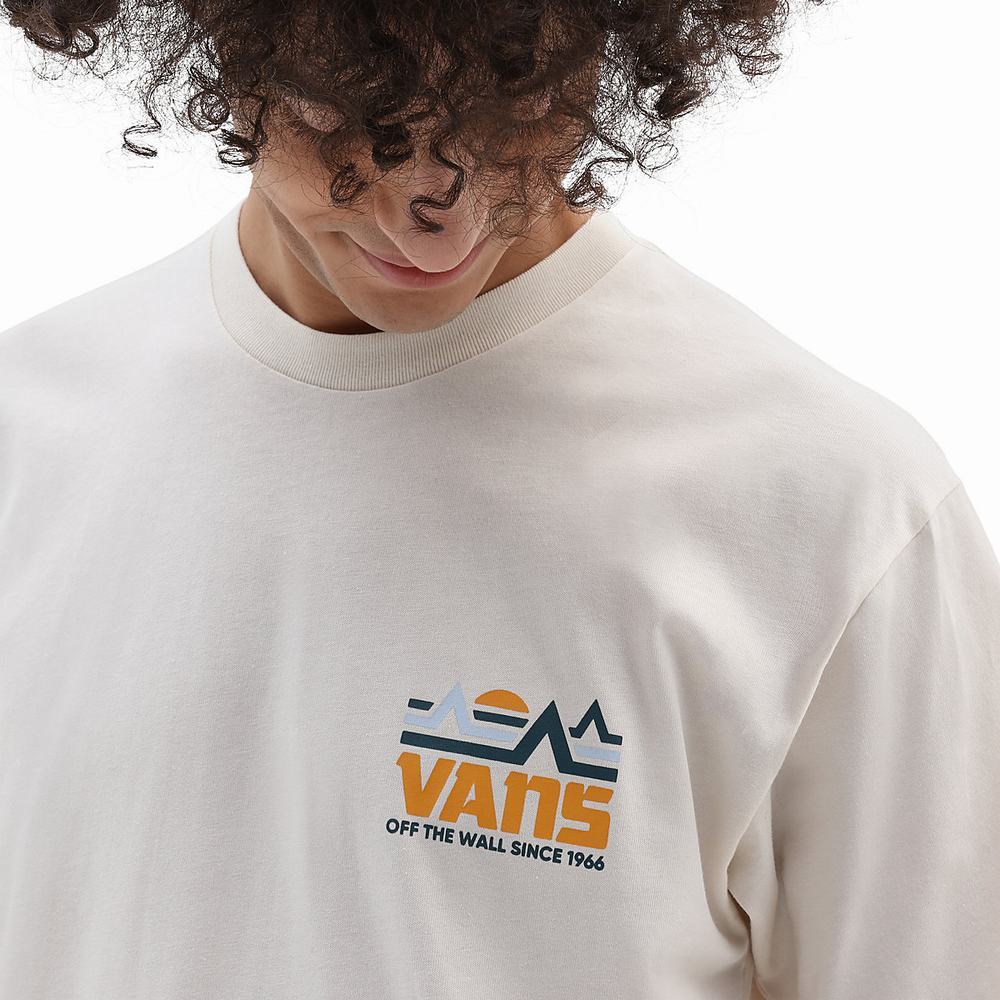 Men's Vans Mt. Vans T Shirts White | USA92013