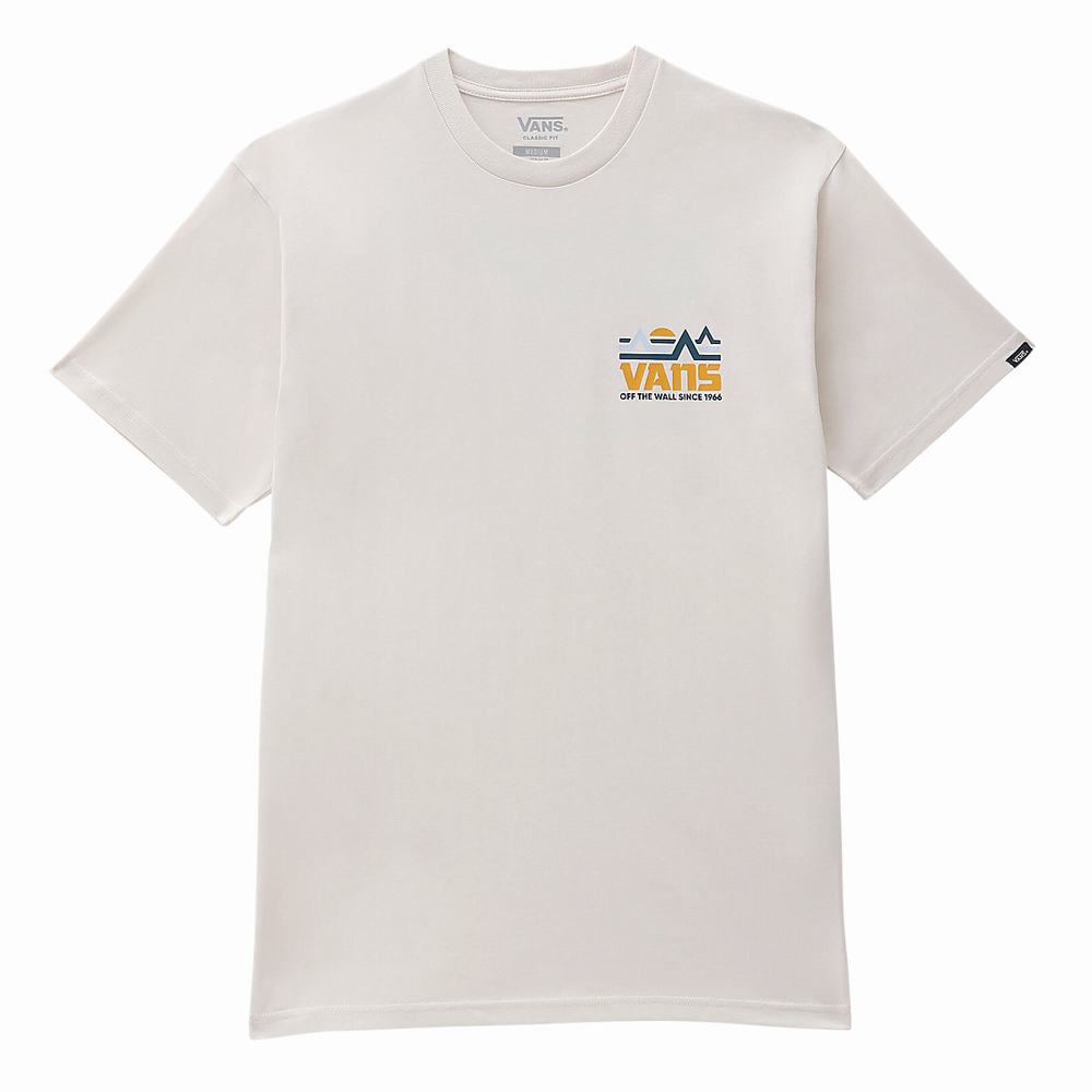 Men's Vans Mt. Vans T Shirts White | USA92013