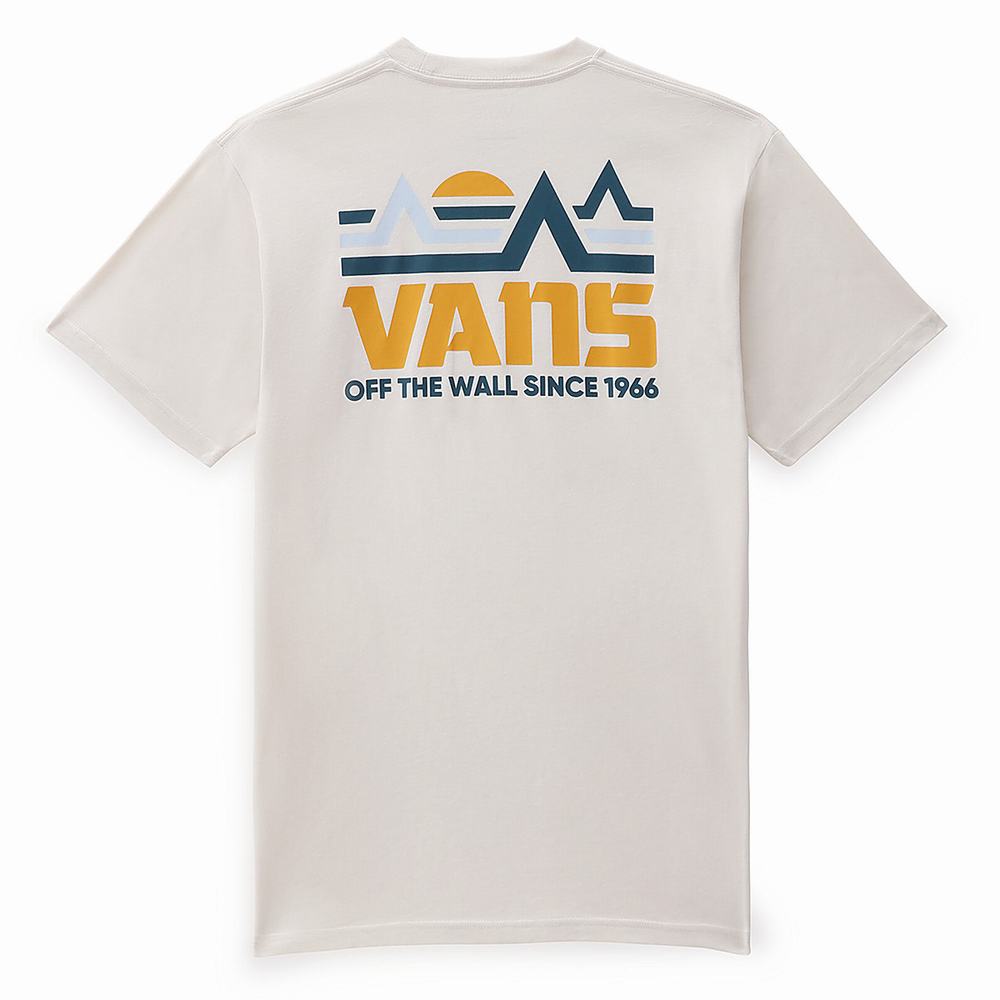 Men's Vans Mt. Vans T Shirts White | USA92013