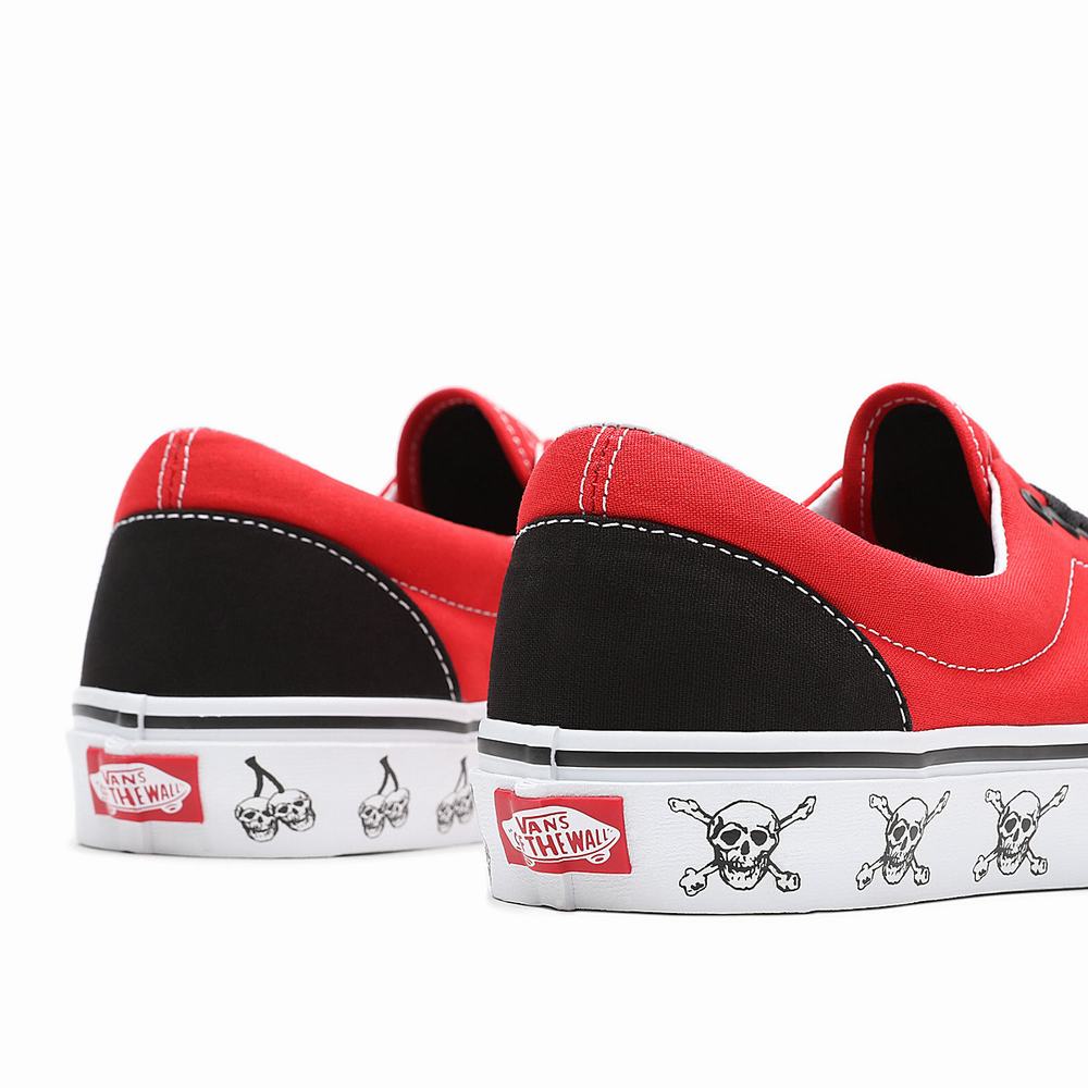 Men's Vans New Varsity Era Sneakers Red | USA79253