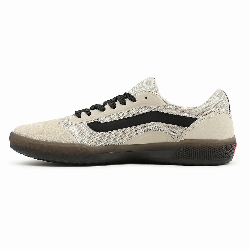 Men's Vans Nubuck Ave Sneakers Beige | USA95870