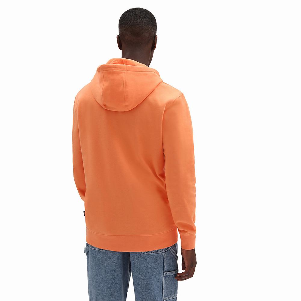 Men's Vans OTW Hoodie Orange | USA26435