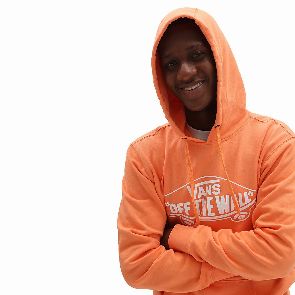 Men's Vans OTW Hoodie Orange | USA26435