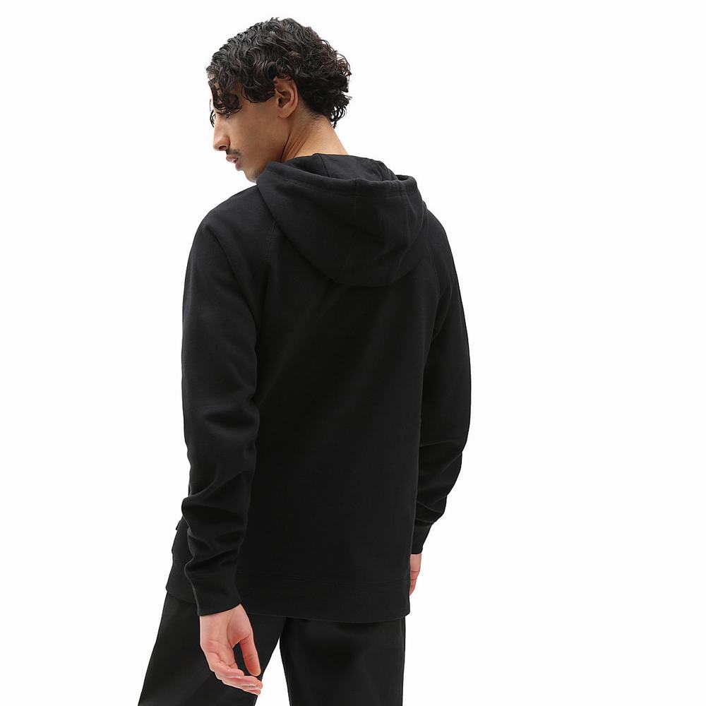 Men's Vans OTW Patch Versa Standard Hoodie Black | USA26071