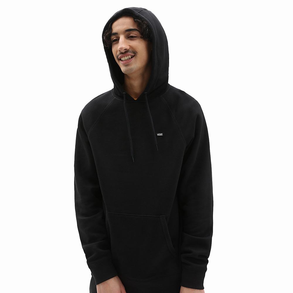 Men\'s Vans OTW Patch Versa Standard Hoodie Black | USA26071