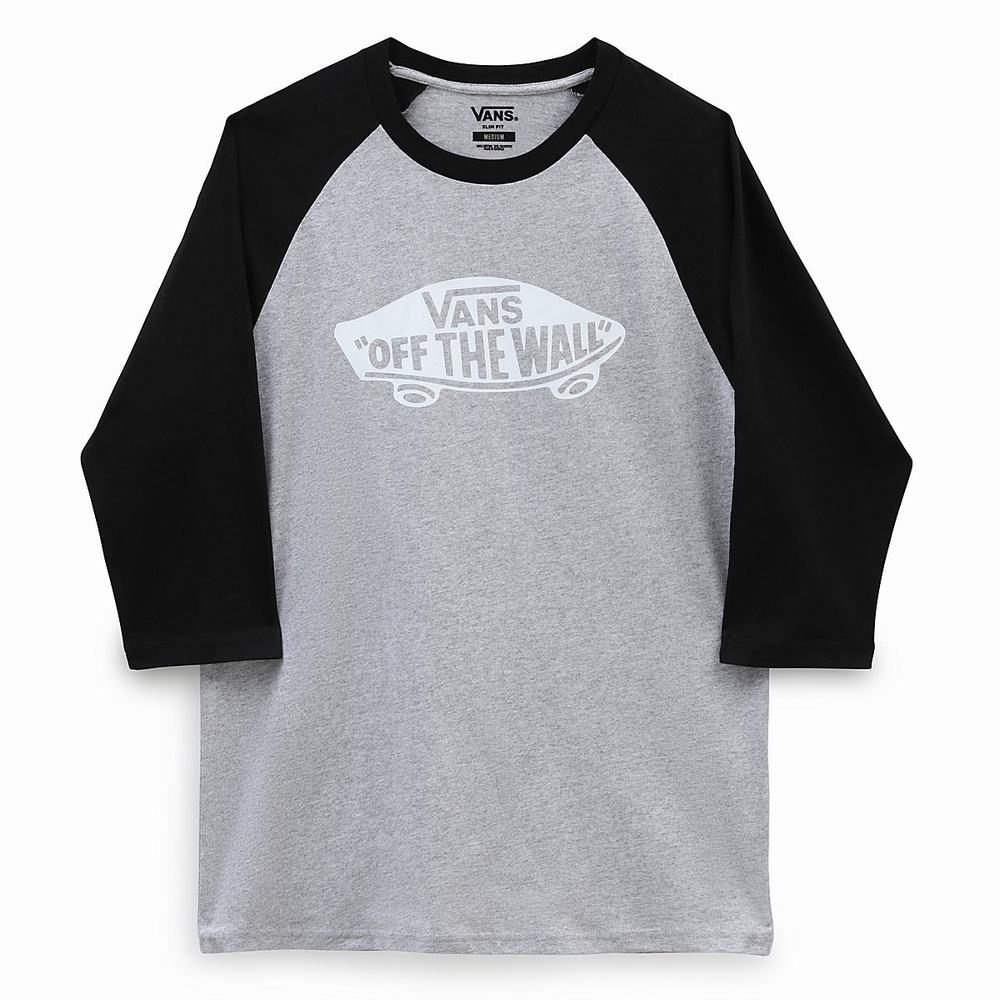 Men's Vans OTW Raglan T Shirts Grey | USA25913