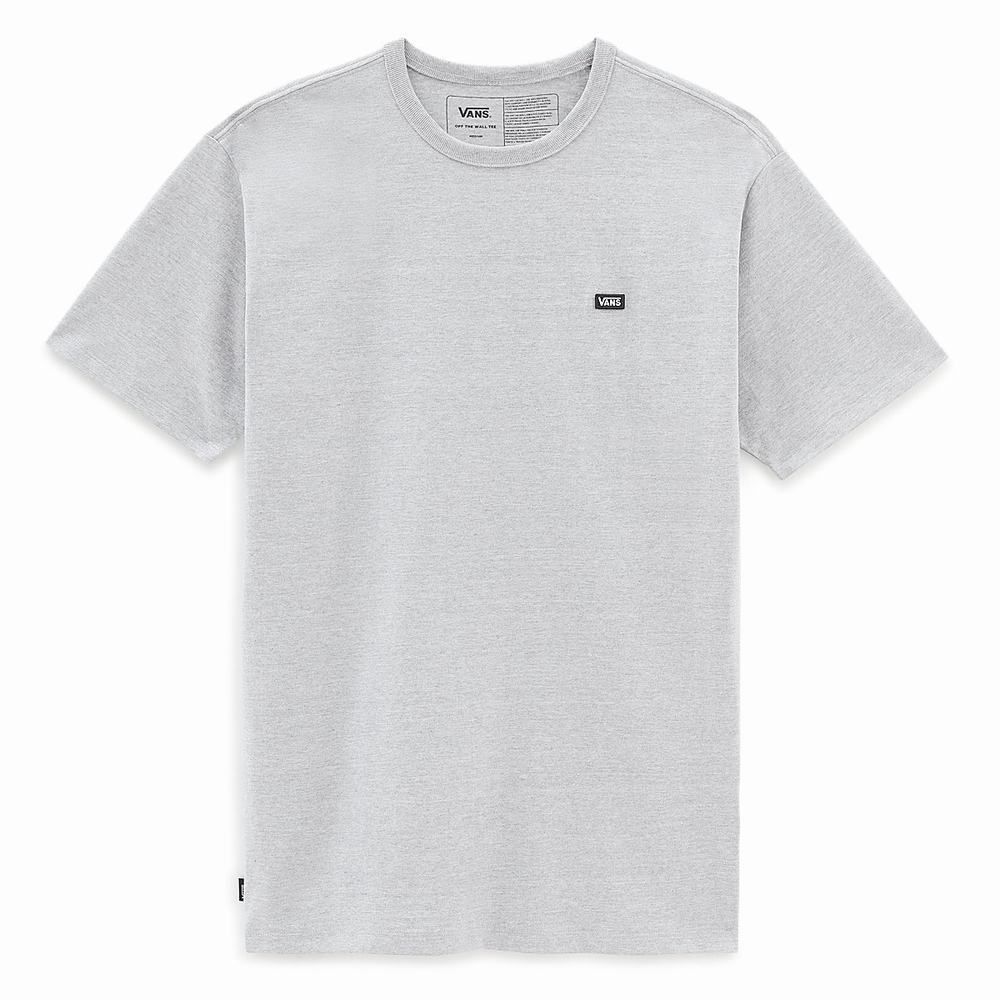 Men's Vans Off The Wall Classic T Shirts Grey | USA97815