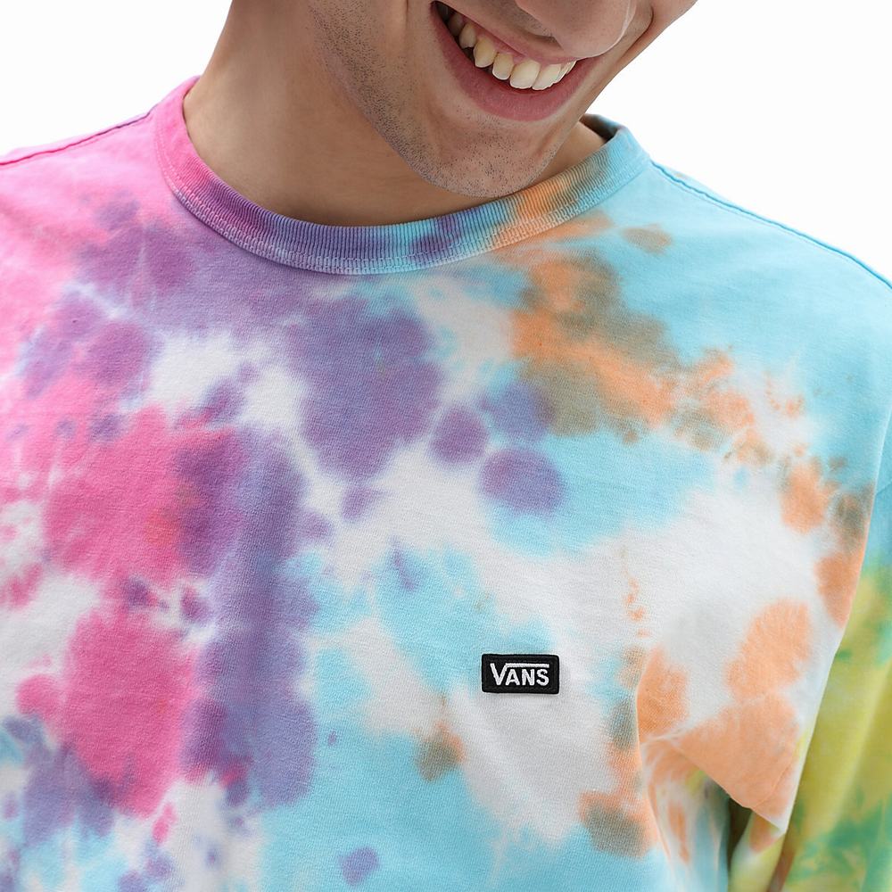 Men's Vans Off The Wall Skate Classics Tie Dye T Shirts Multicolor | USA54921