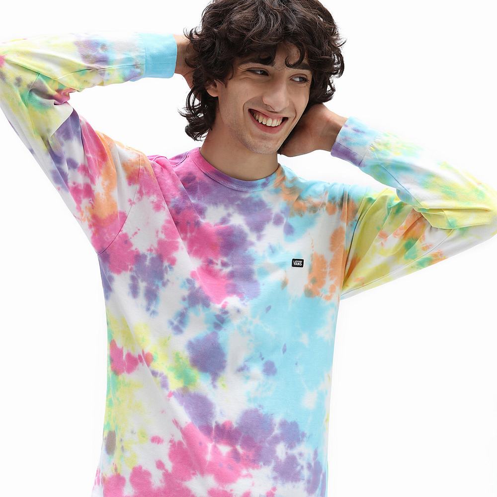 Men\'s Vans Off The Wall Skate Classics Tie Dye T Shirts Multicolor | USA54921