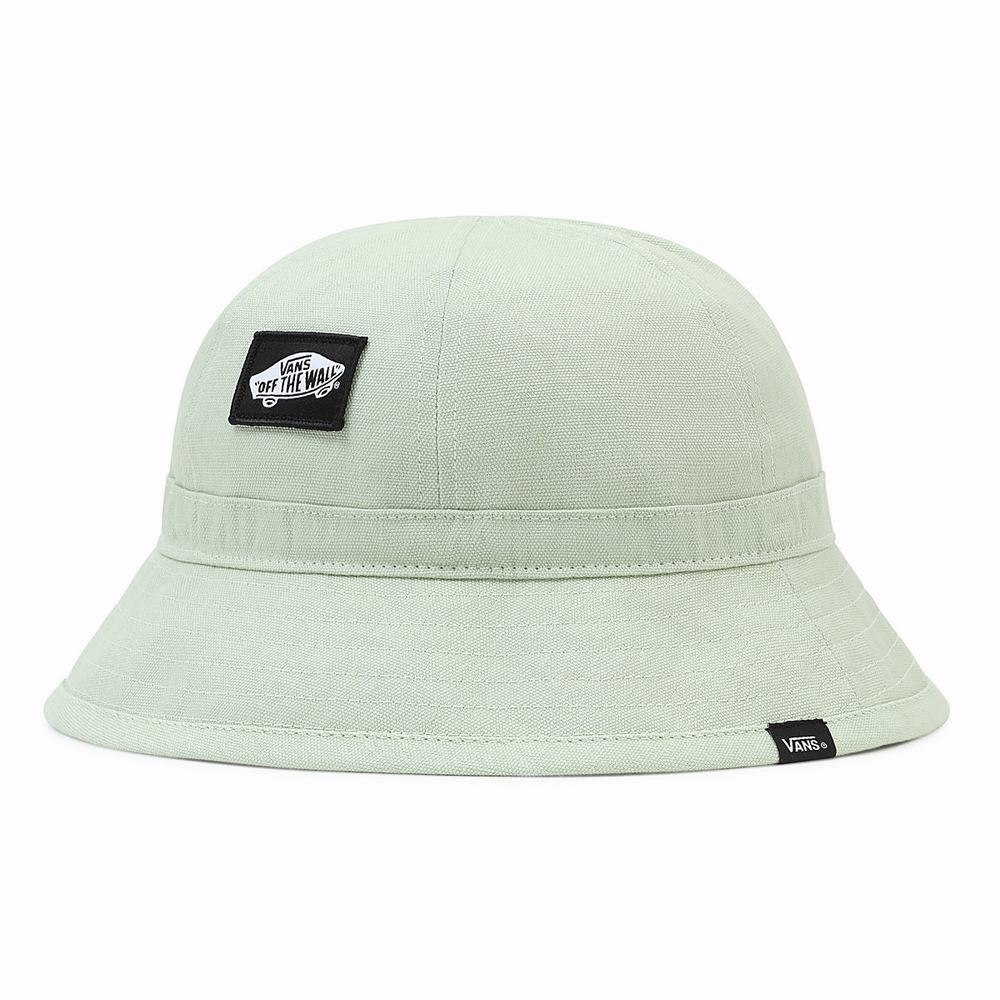 Men's Vans Offside Bucket Hats Green | USA59278