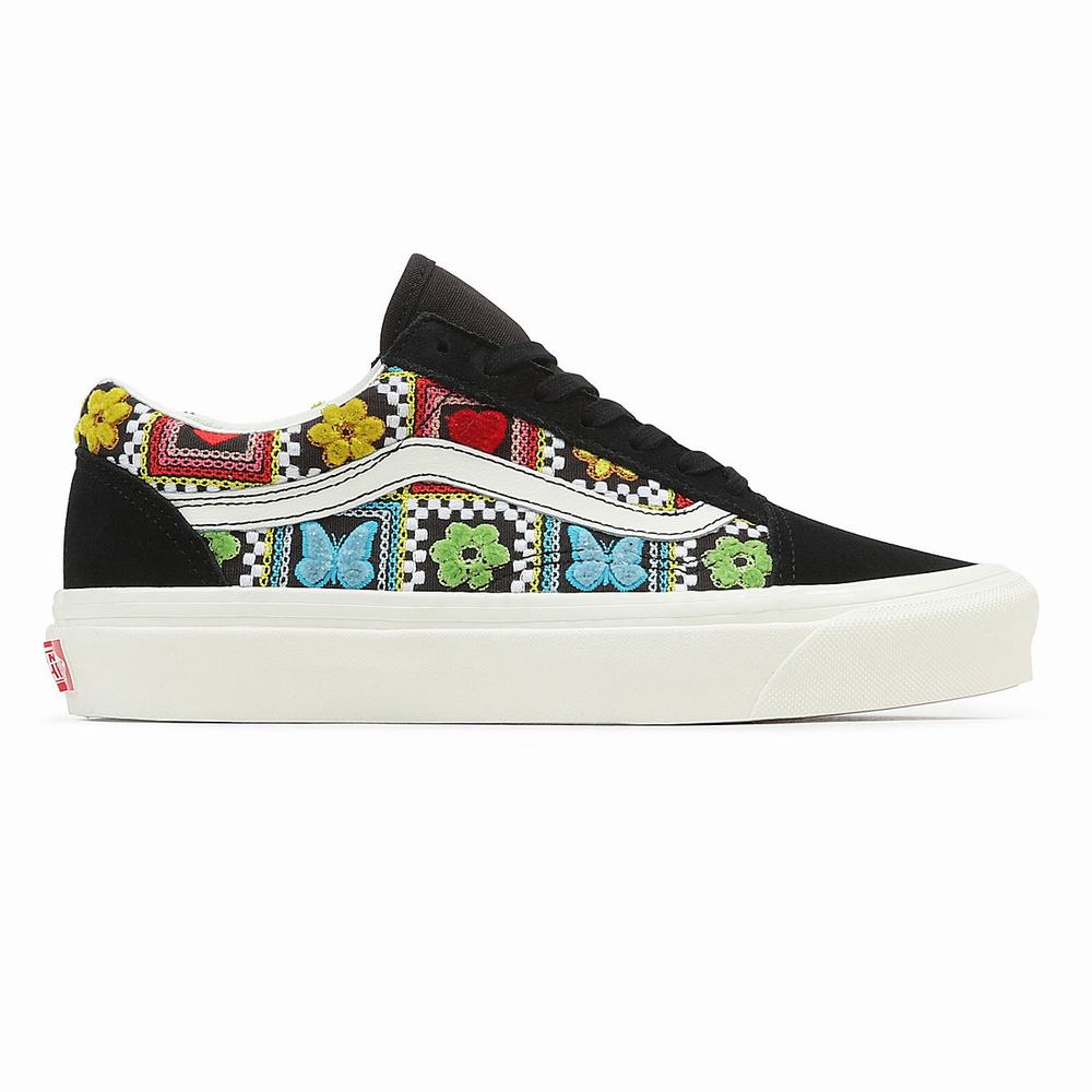 Men's Vans Old Skool 36 DX Sneakers Black / Multicolor | USA07619