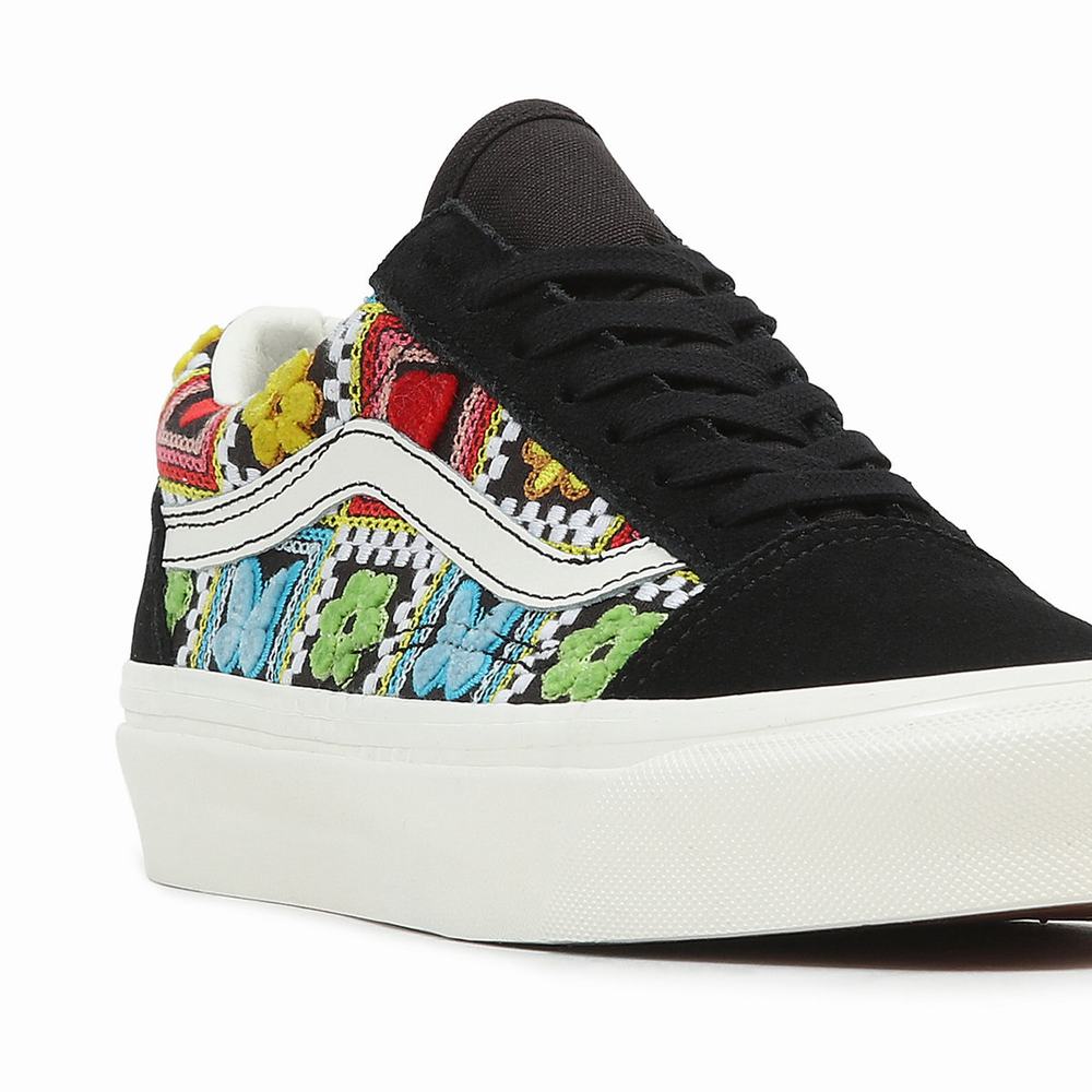 Men's Vans Old Skool 36 DX Sneakers Black / Multicolor | USA07619