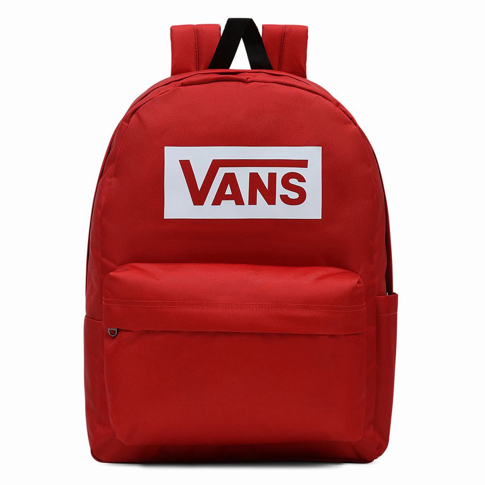 Men\'s Vans Old Skool Boxed Backpacks Red | USA38976