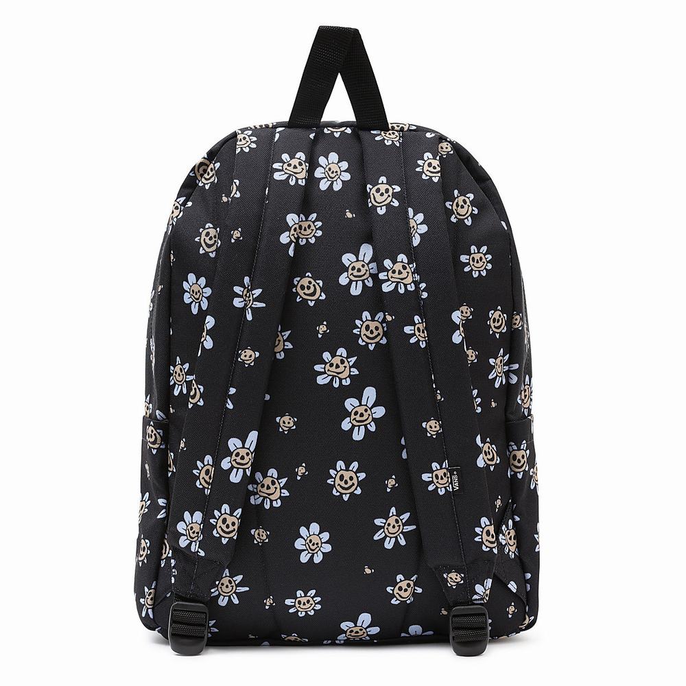 Men's Vans Old Skool H2O Backpacks Black | USA10759