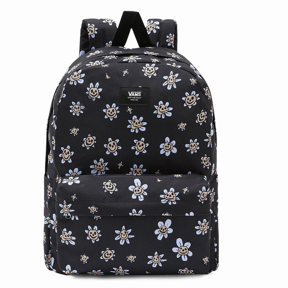 Men\'s Vans Old Skool H2O Backpacks Black | USA10759