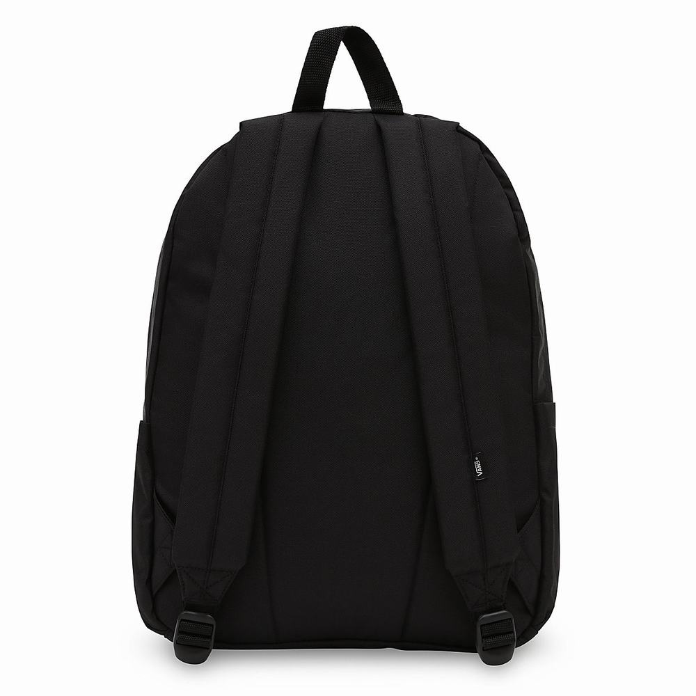 Men's Vans Old Skool H2O Backpacks Black | USA49168