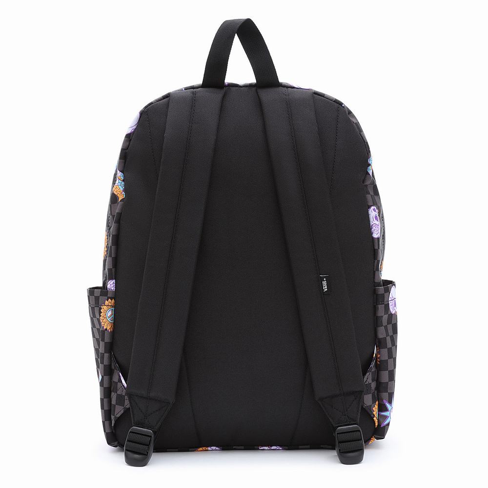 Men's Vans Old Skool H2O Backpacks Black | USA59482