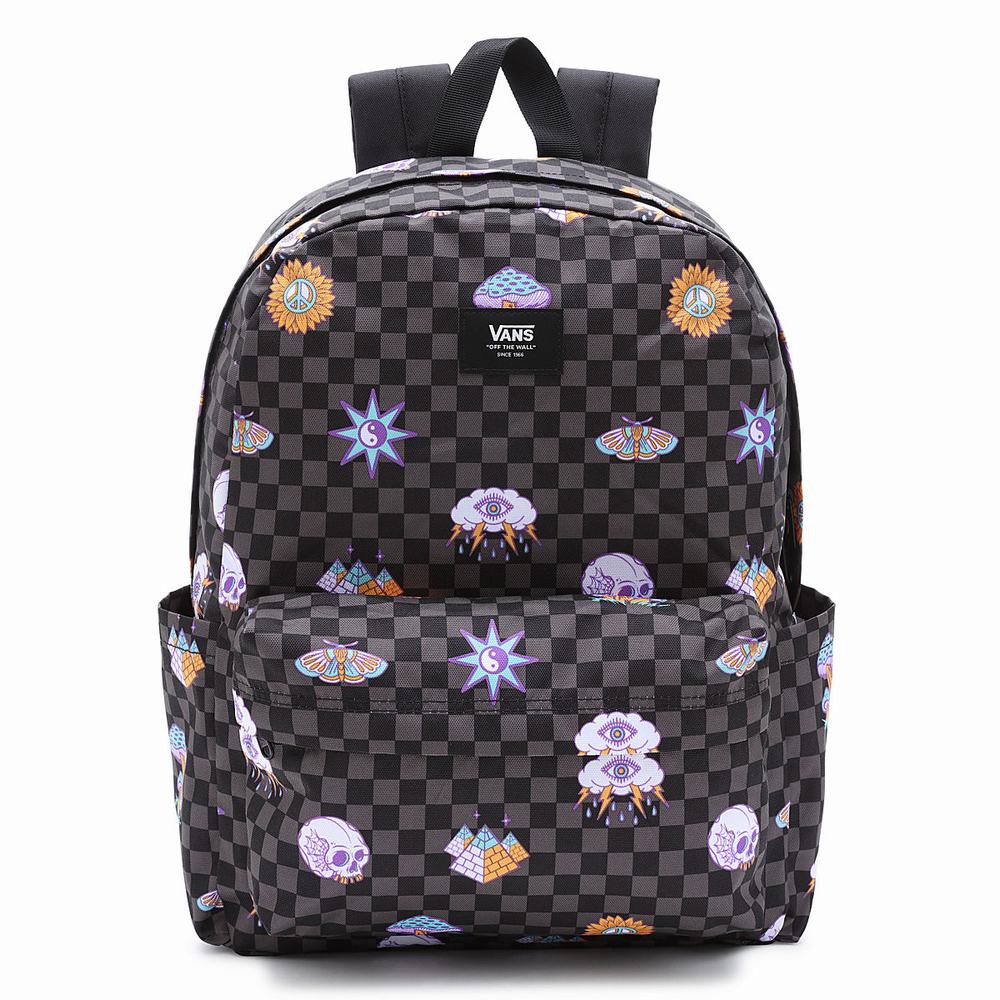 Men\'s Vans Old Skool H2O Backpacks Black | USA59482