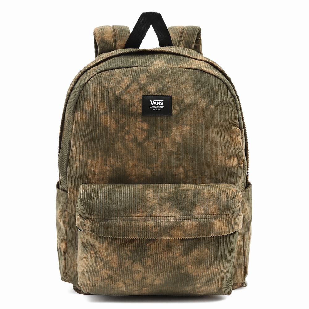 Men\'s Vans Old Skool H2O Backpacks Brown | USA61395