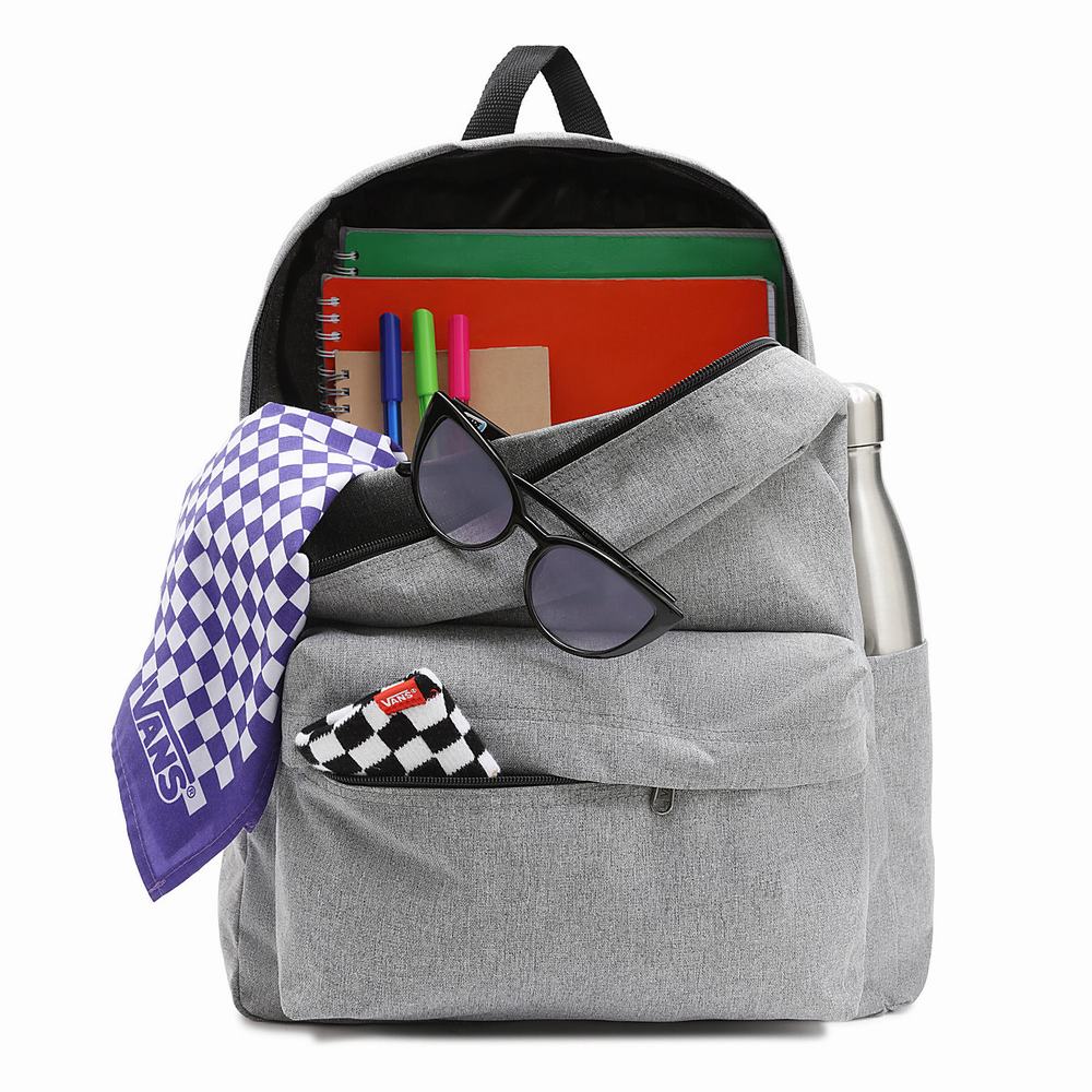 Men's Vans Old Skool IIII Backpacks Grey | USA40569