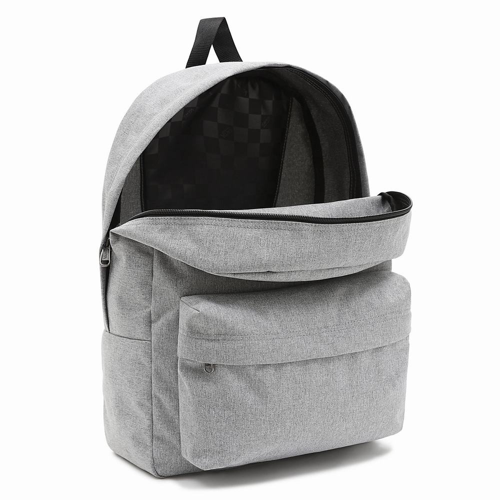 Men's Vans Old Skool IIII Backpacks Grey | USA40569