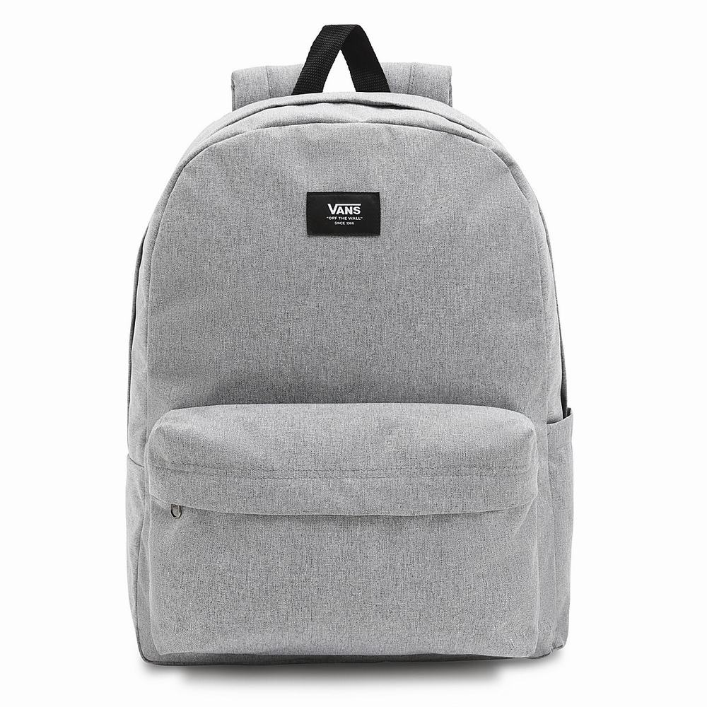 Men\'s Vans Old Skool IIII Backpacks Grey | USA40569