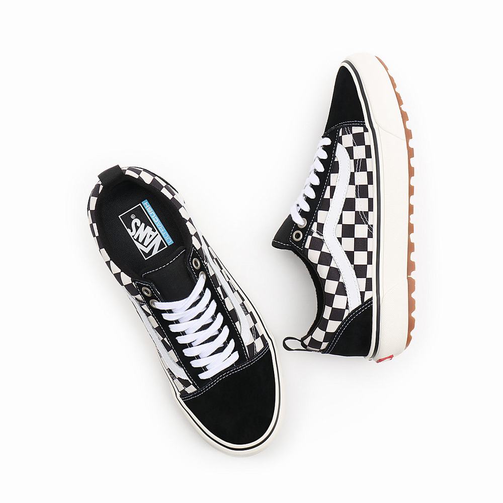 Men's Vans Old Skool MTE-1 Sneakers Black / White | USA40517