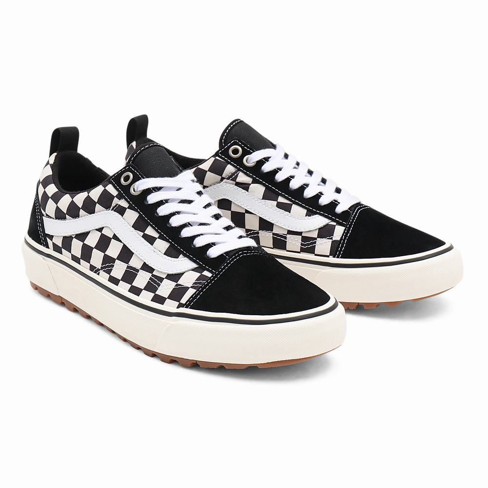 Men\'s Vans Old Skool MTE-1 Sneakers Black / White | USA40517