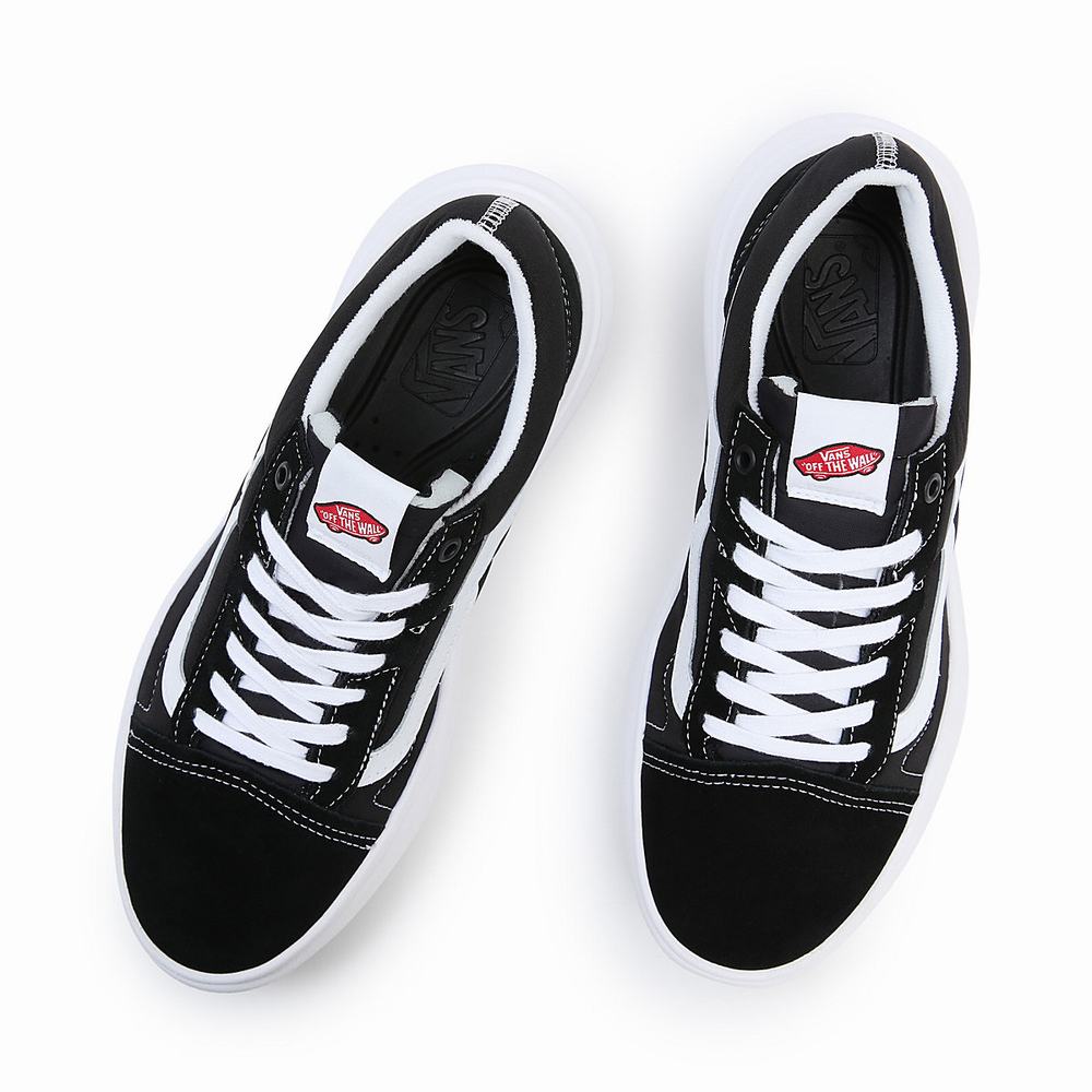 Men's Vans Old Skool Overt CC Sneakers Black | USA43815