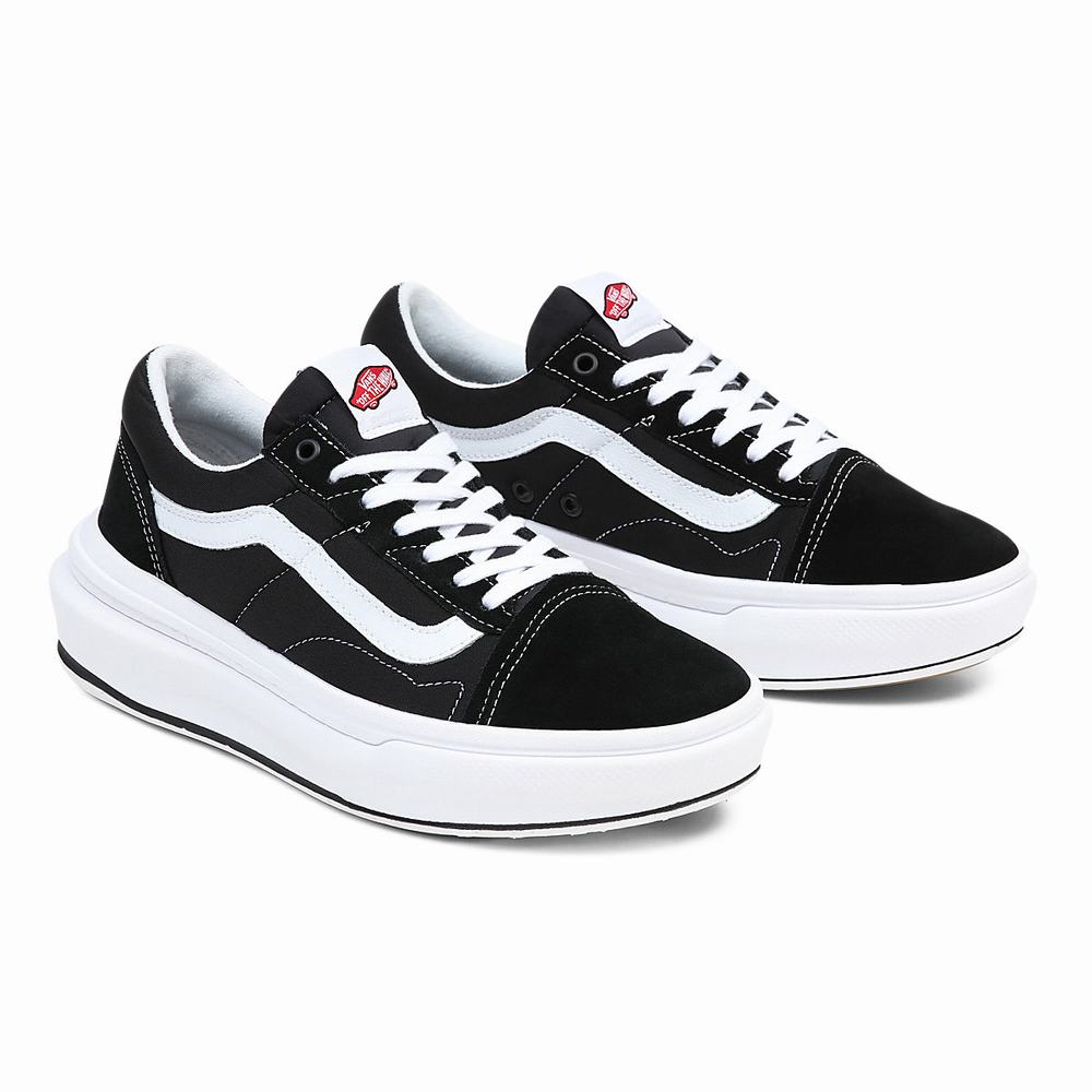 Men\'s Vans Old Skool Overt CC Sneakers Black | USA43815