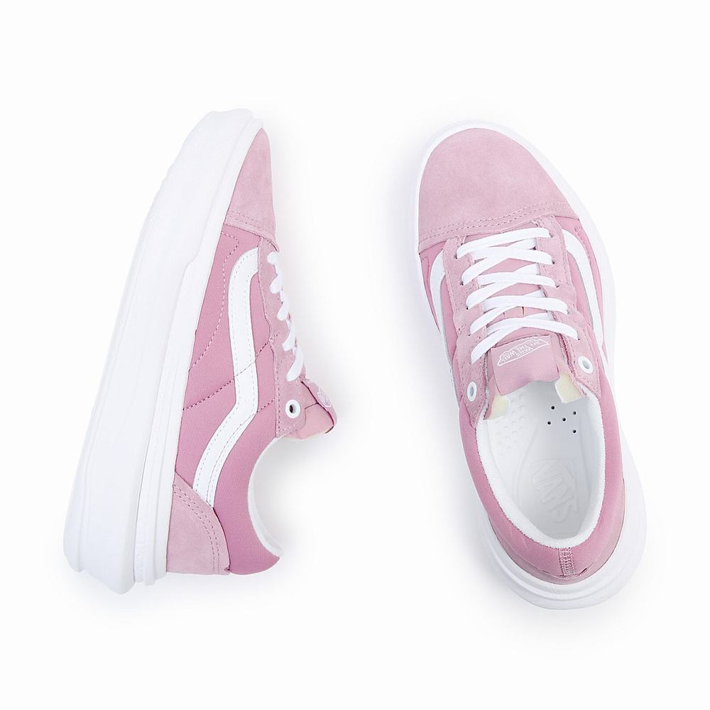 Men's Vans Old Skool Overt CC Sneakers Pink | USA09582