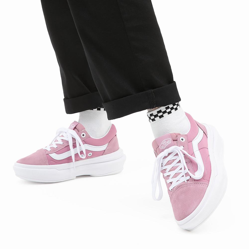 Men's Vans Old Skool Overt CC Sneakers Pink | USA09582