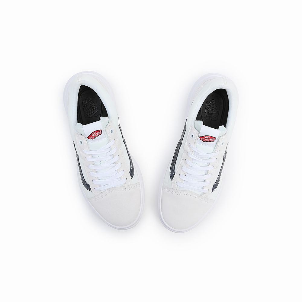 Men's Vans Old Skool Overt CC Sneakers White | USA17280