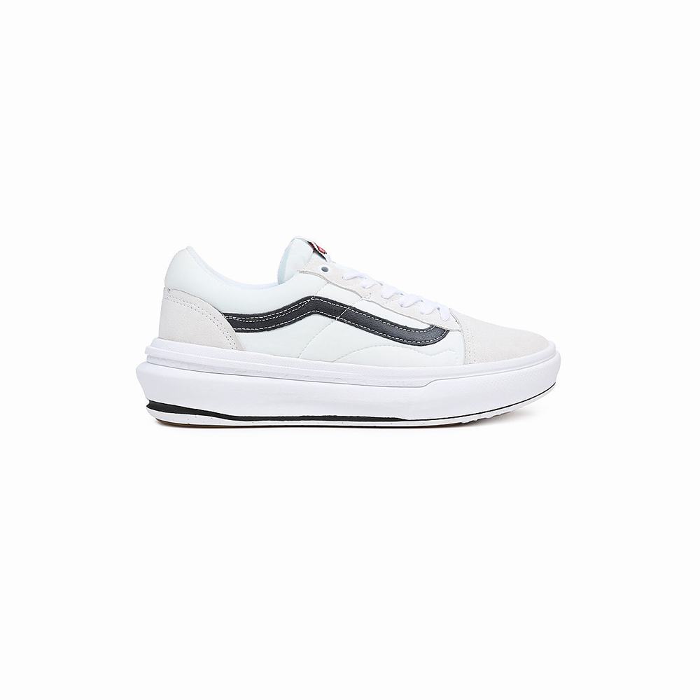 Men's Vans Old Skool Overt CC Sneakers White | USA17280