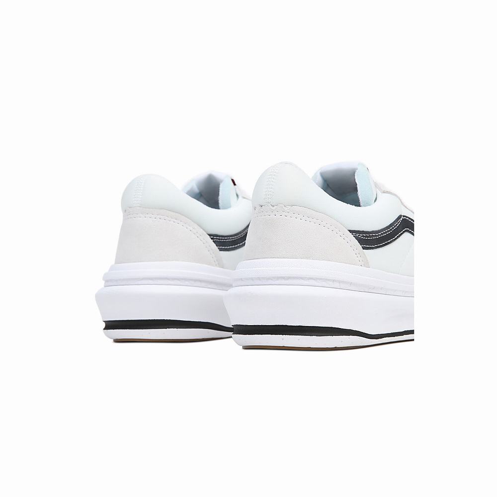 Men's Vans Old Skool Overt CC Sneakers White | USA17280