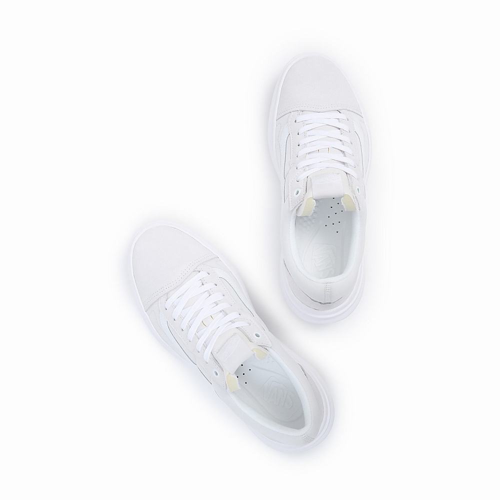 Men's Vans Old Skool Overt CC Sneakers White | USA57601