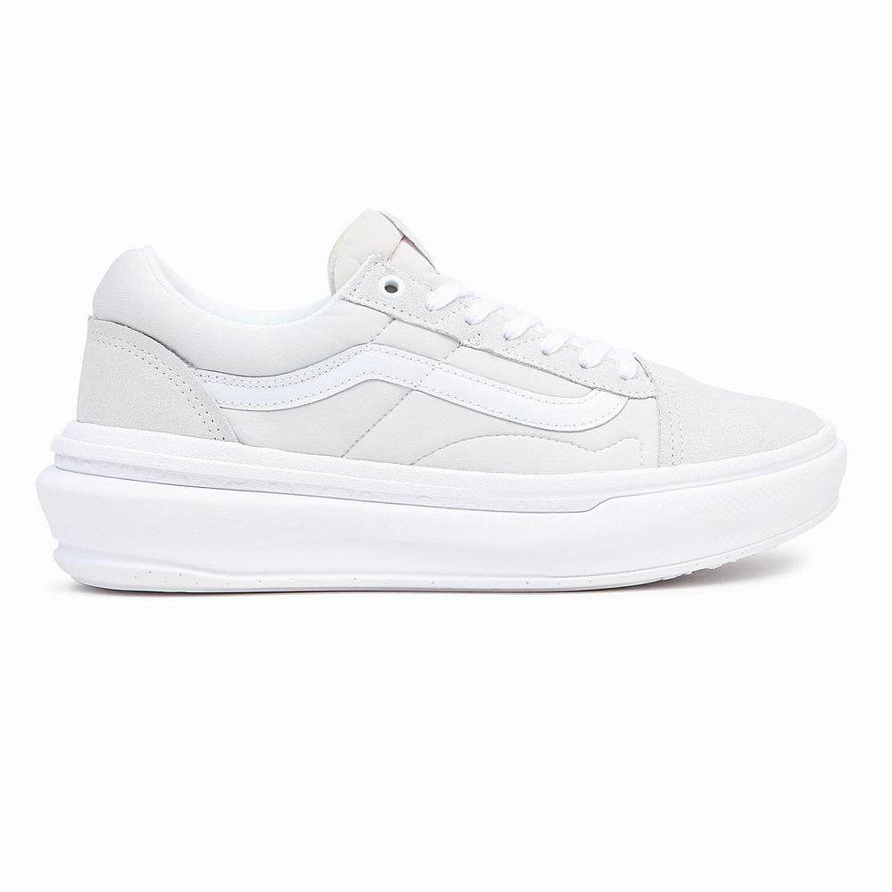 Men's Vans Old Skool Overt CC Sneakers White | USA57601