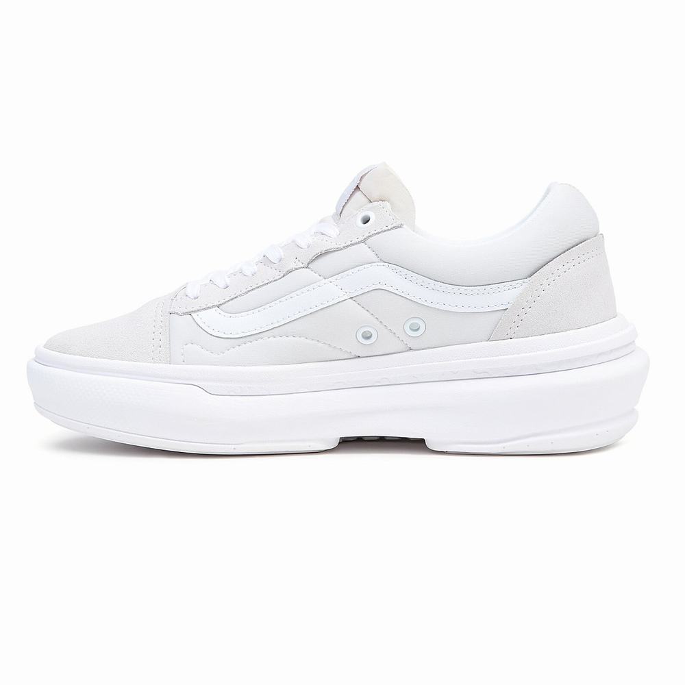 Men's Vans Old Skool Overt CC Sneakers White | USA57601